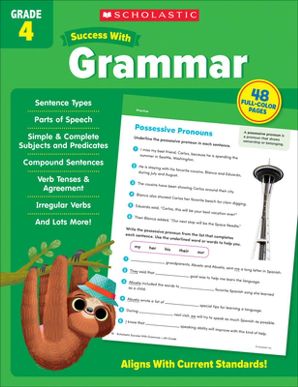 Scholastic Success with Grammar Grade 4 Workbook by Scholastic Teaching