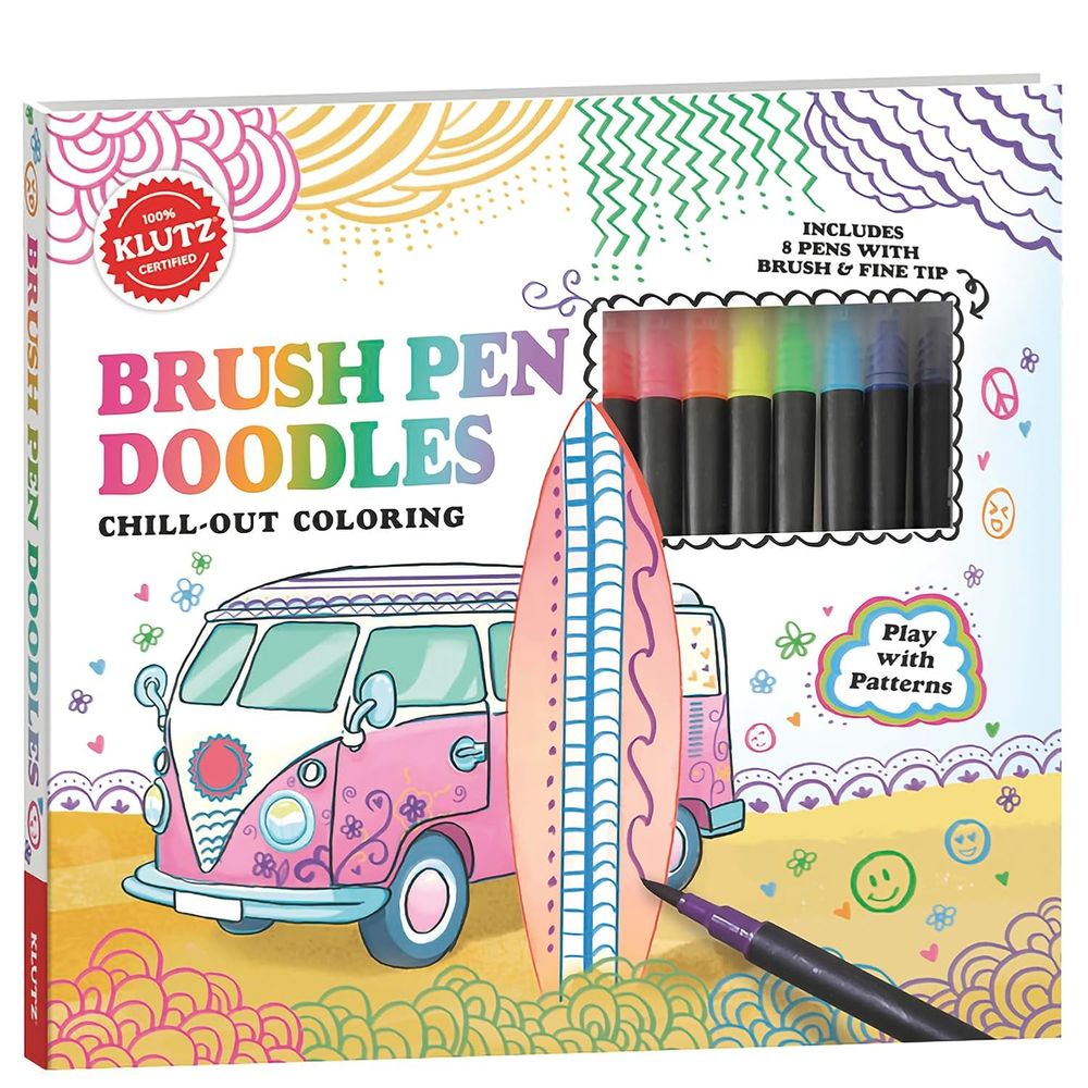Brush Pen Doodles by Editors of Klutz - ISBN: 9781338896046