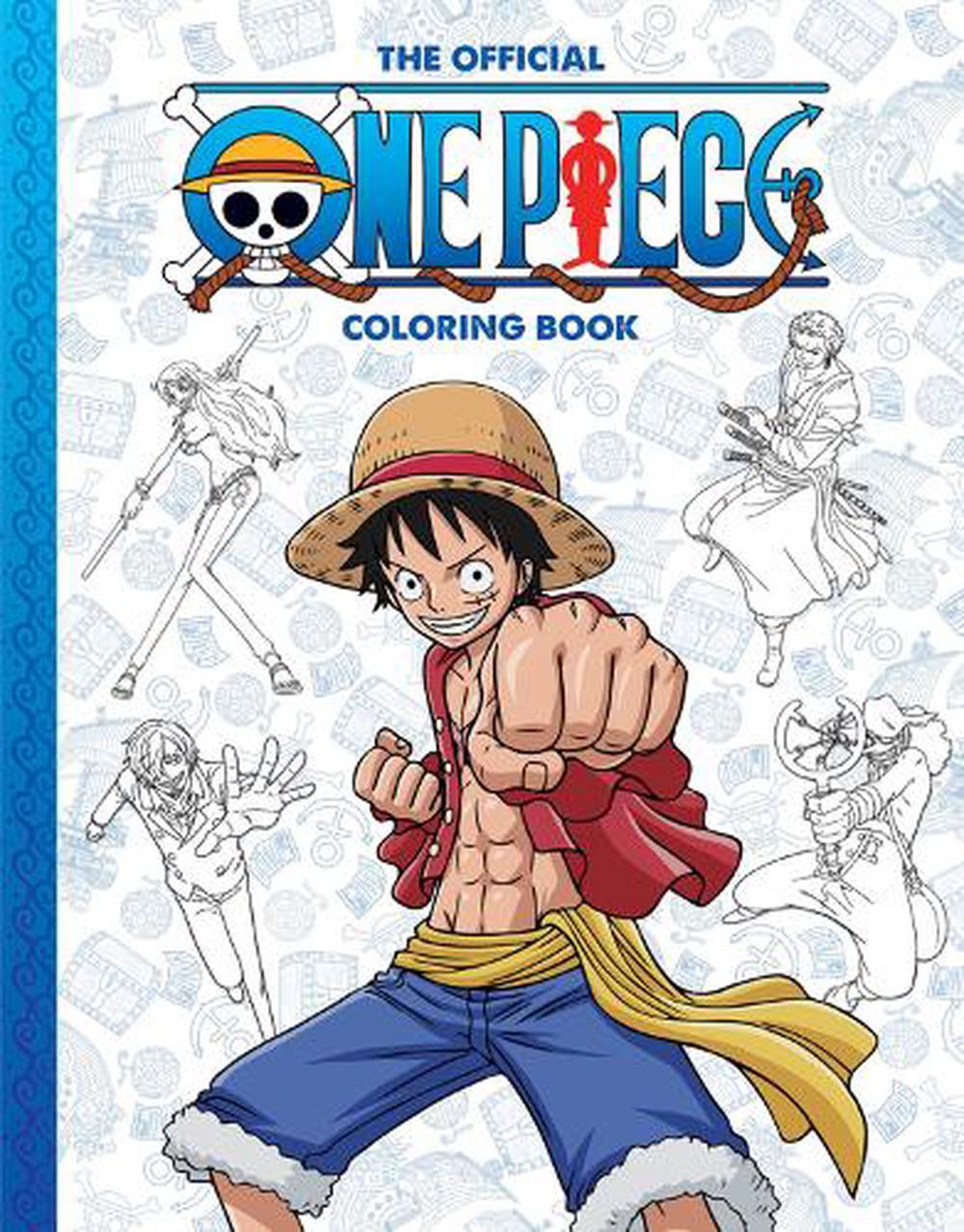 The Official One Piece Coloring Book by Scholastic, Paperback