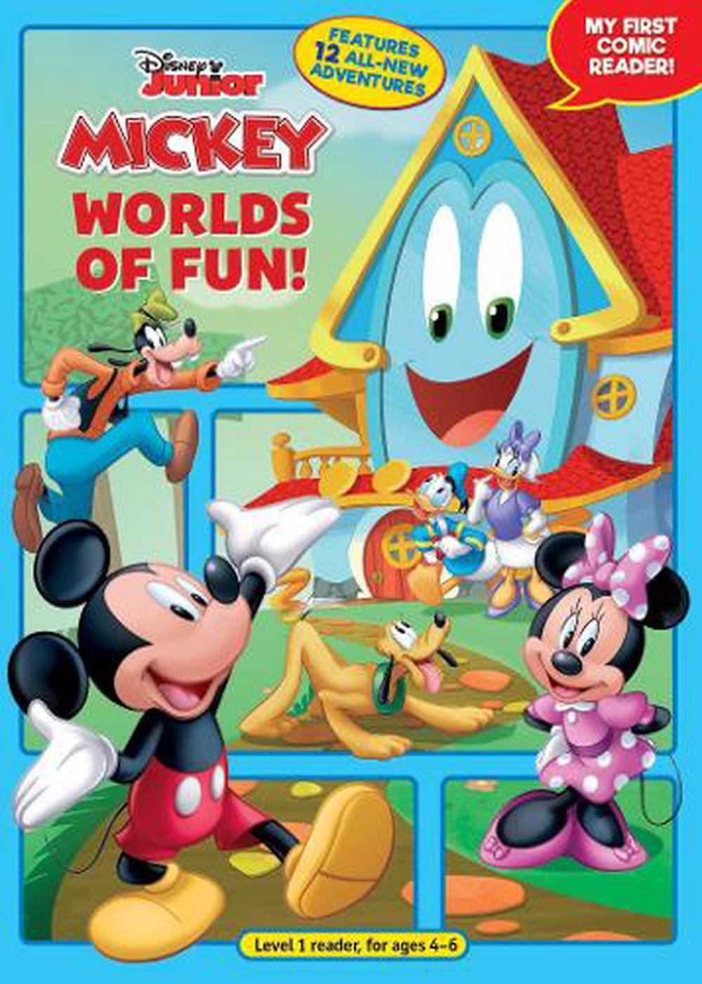 Mickey Mouse Funhouse: Worlds of Fun! by Disney Books, Paperback ...