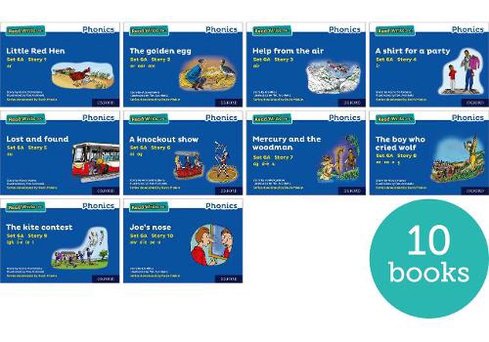 Read Write Inc. Phonics: Blue Set 6 More Storybooks (Mixed Pack of 10), 1st Edition, 9781382013413