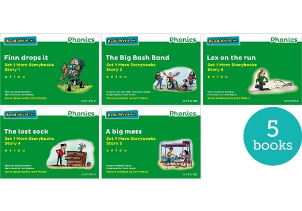 Read Write Inc. Phonics: Green Set 1 More Storybooks (Mixed Pack of 5 ...