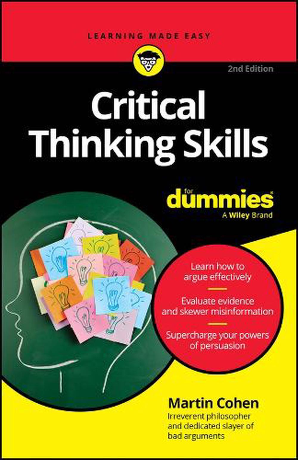 Critical Thinking Skills For Dummies, 9781394244584