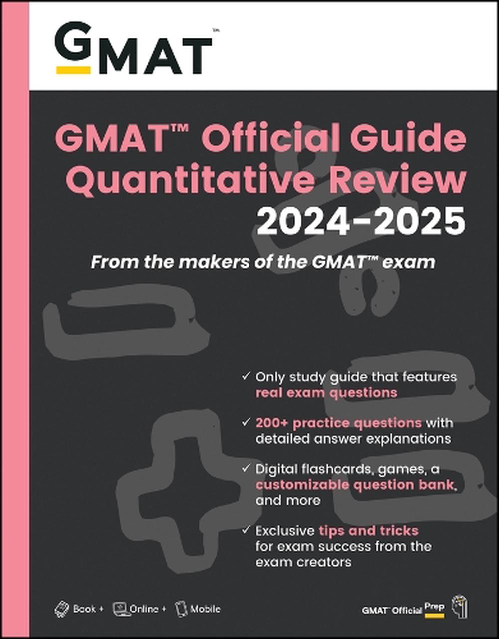 GMAT Official Guide Quantitative Review 2024-2025: Book + Online Question Bank, 9781394260034
