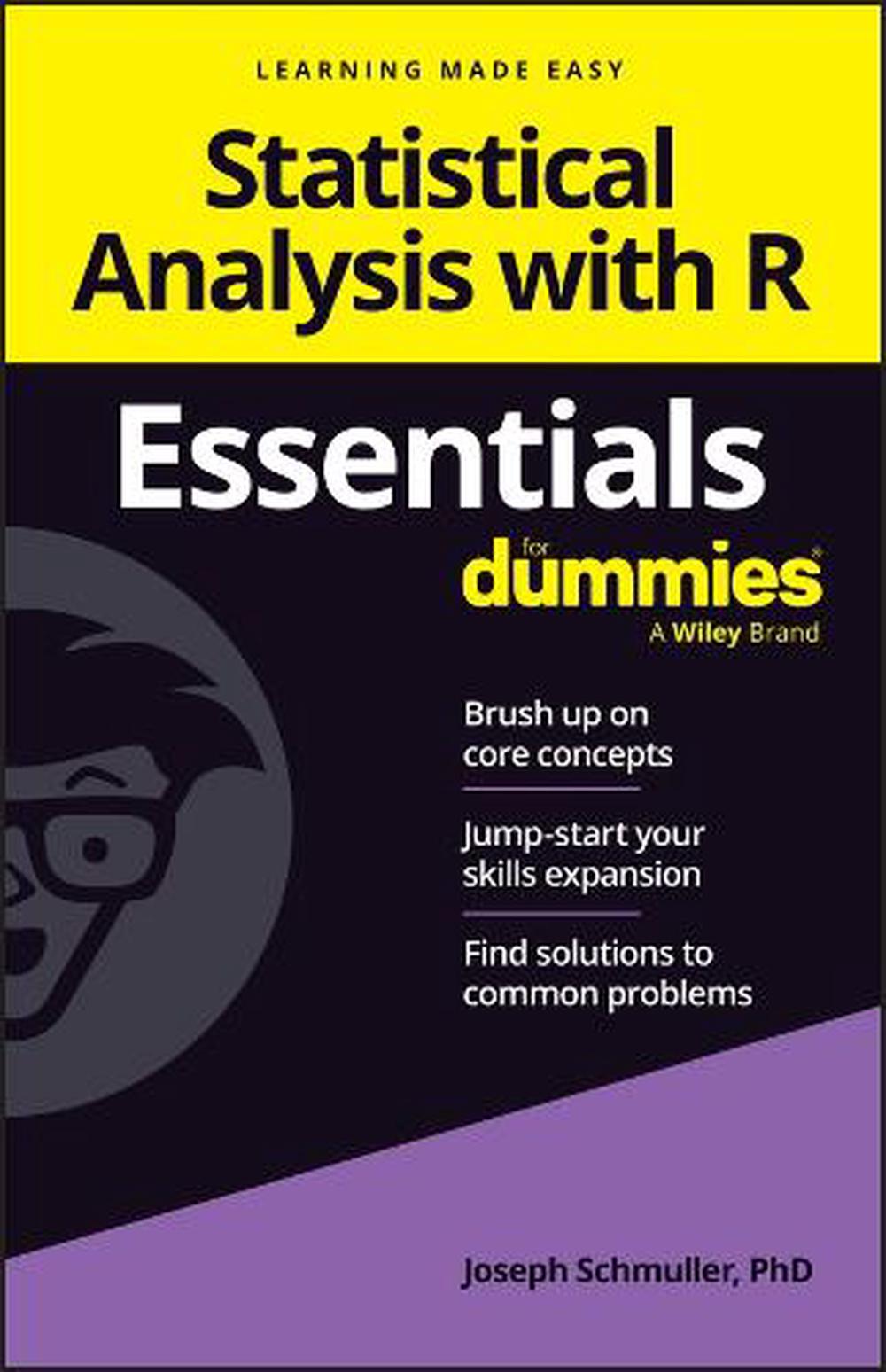Statistical Analysis With R Essentials For Dummies, 9781394263424