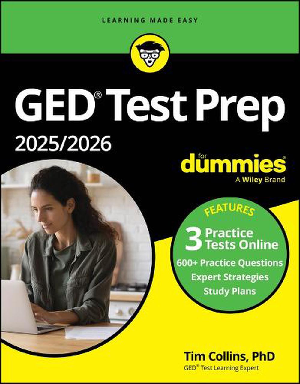GED Test Prep 2025/2026 For Dummies, 9781394287437