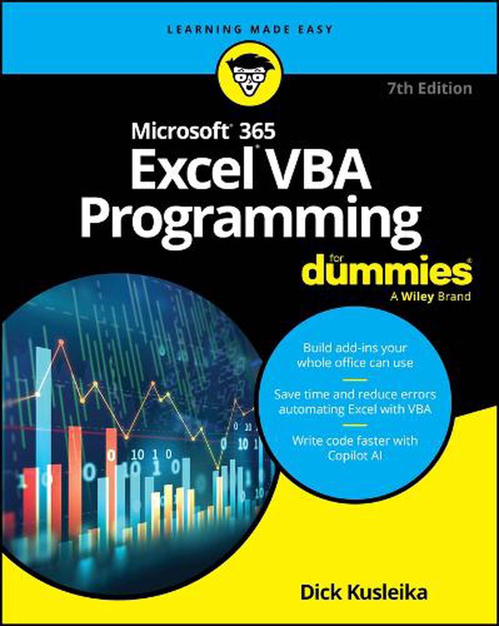 Microsoft 365 Excel VBA Programming For Dummies, 9781394292394