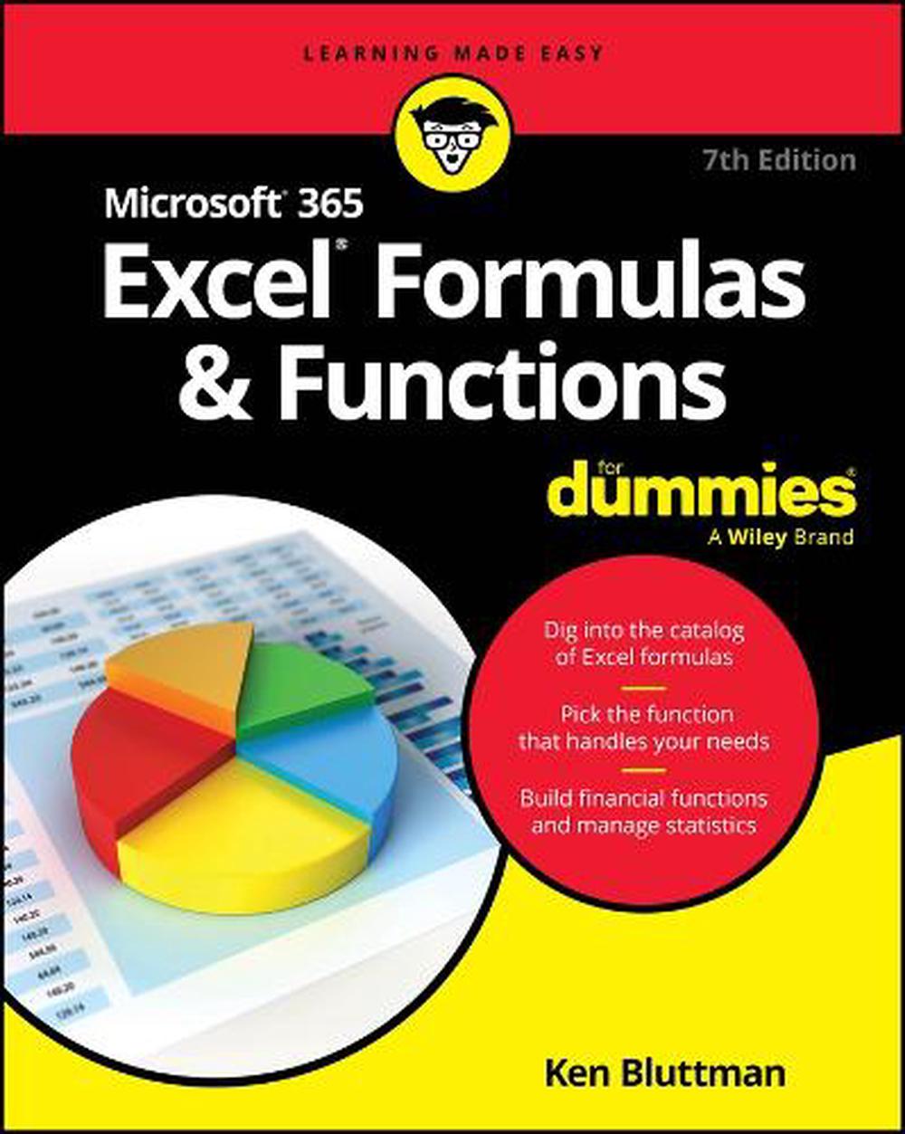 Microsoft 365 Excel Formulas & Functions For Dummies, 9781394295517