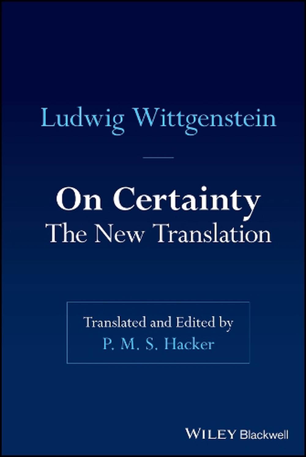 On Certainty, 9781394324620