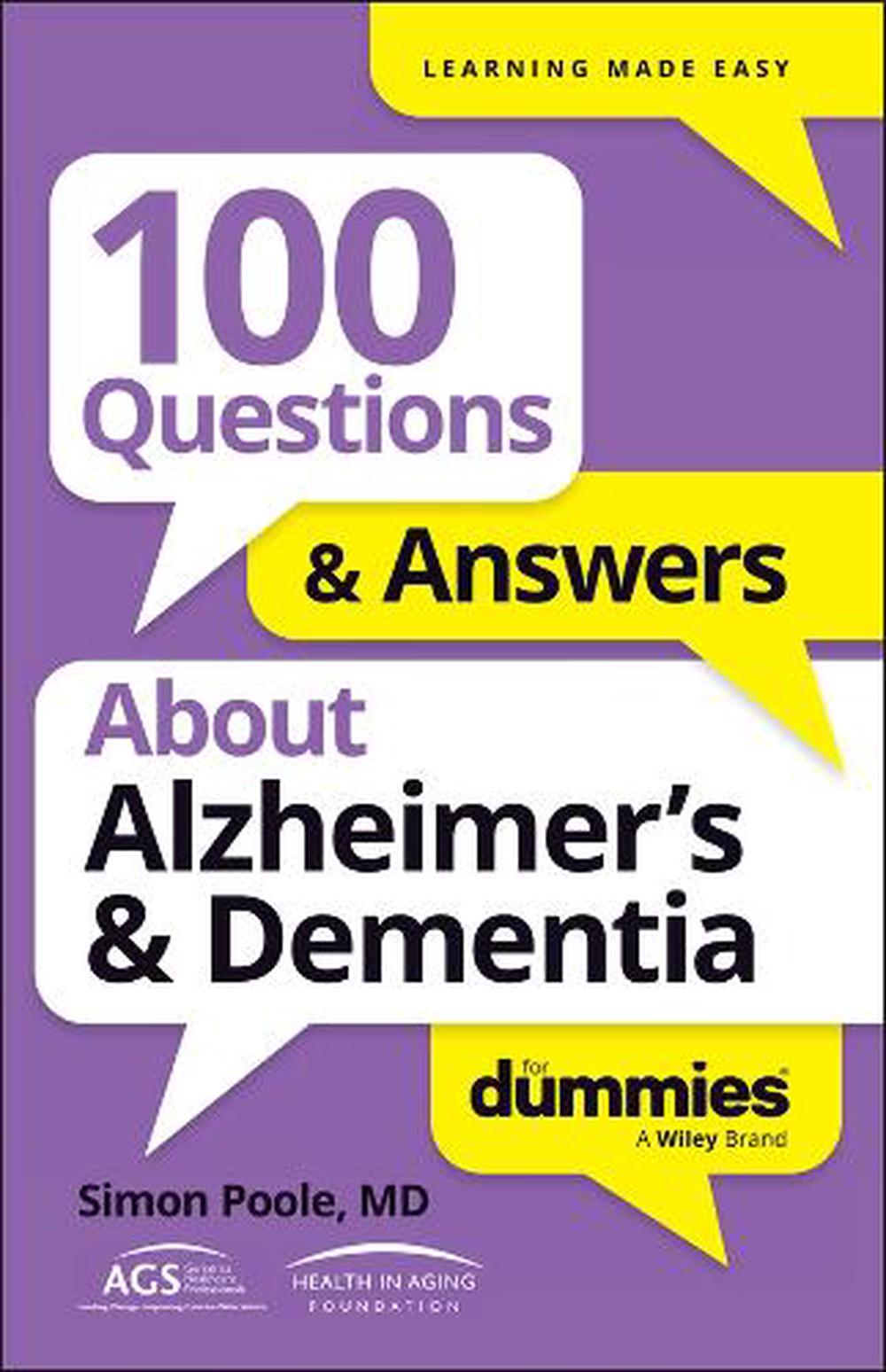 100 Questions & Answers about Alzheimer's & Dementia for Dummies, 9781394368617