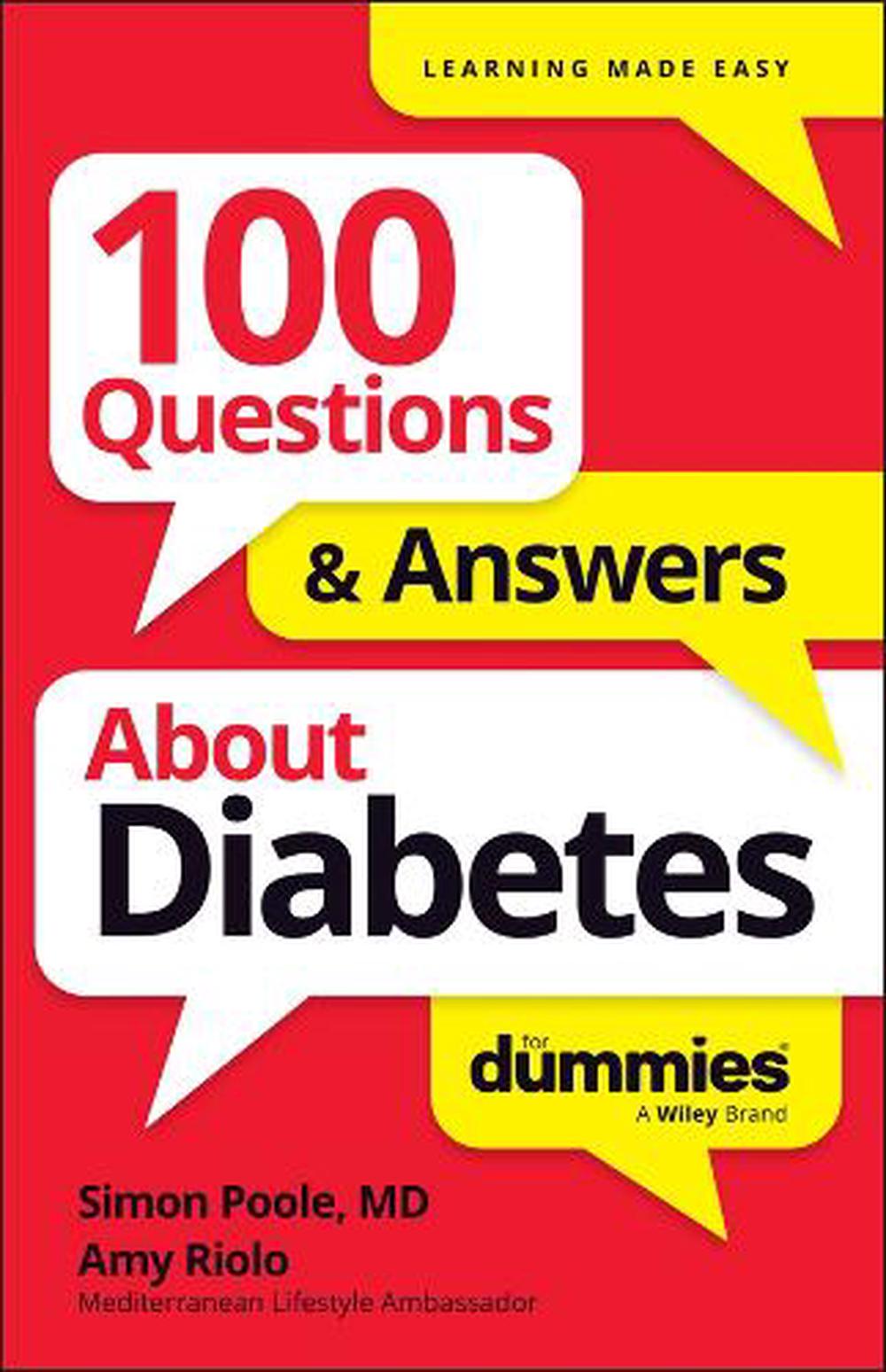 100 Questions & Answers about Diabetes for Dummies, 9781394368884