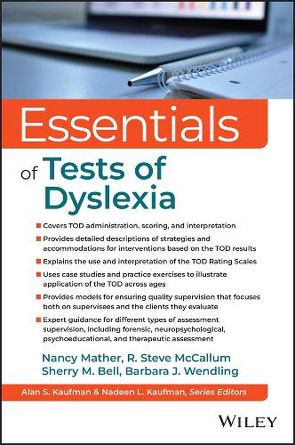 Essentials of the Tests of Dyslexia, 9781394382699