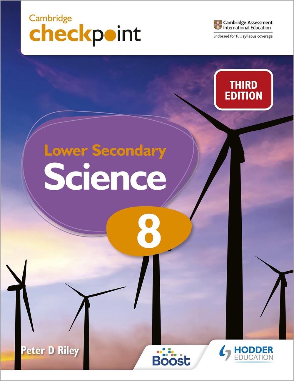 Cambridge Checkpoint Lower Secondary Science Student's Book 8 by Peter Riley - ISBN: 9781398302099
