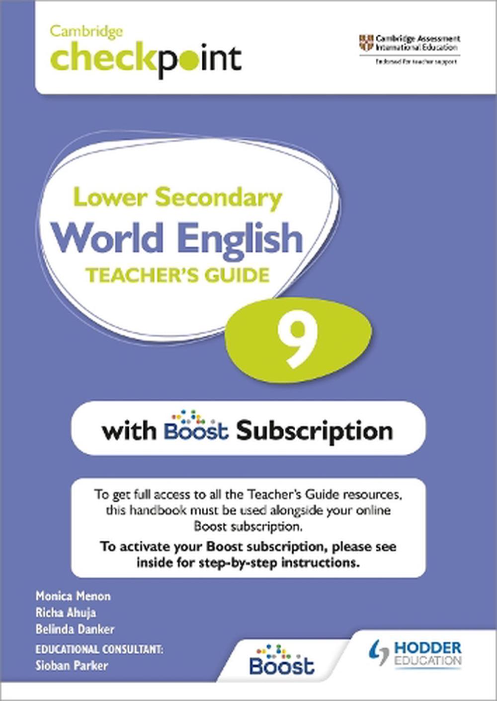 Cambridge Checkpoint Lower Secondary World English Teacher's Guide 9 ...