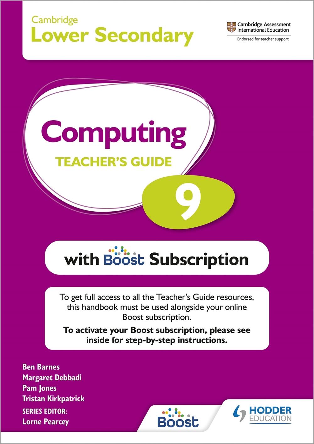 Cambridge Lower Secondary Computing 9 Teacher's Guide with Boost ...