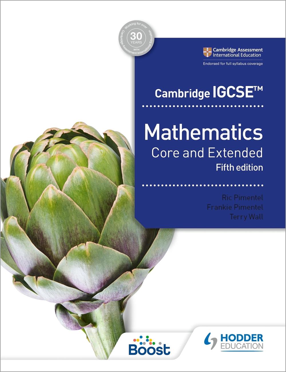 Cambridge IGCSE Core and Extended Mathematics Fifth edition, 9781398373914