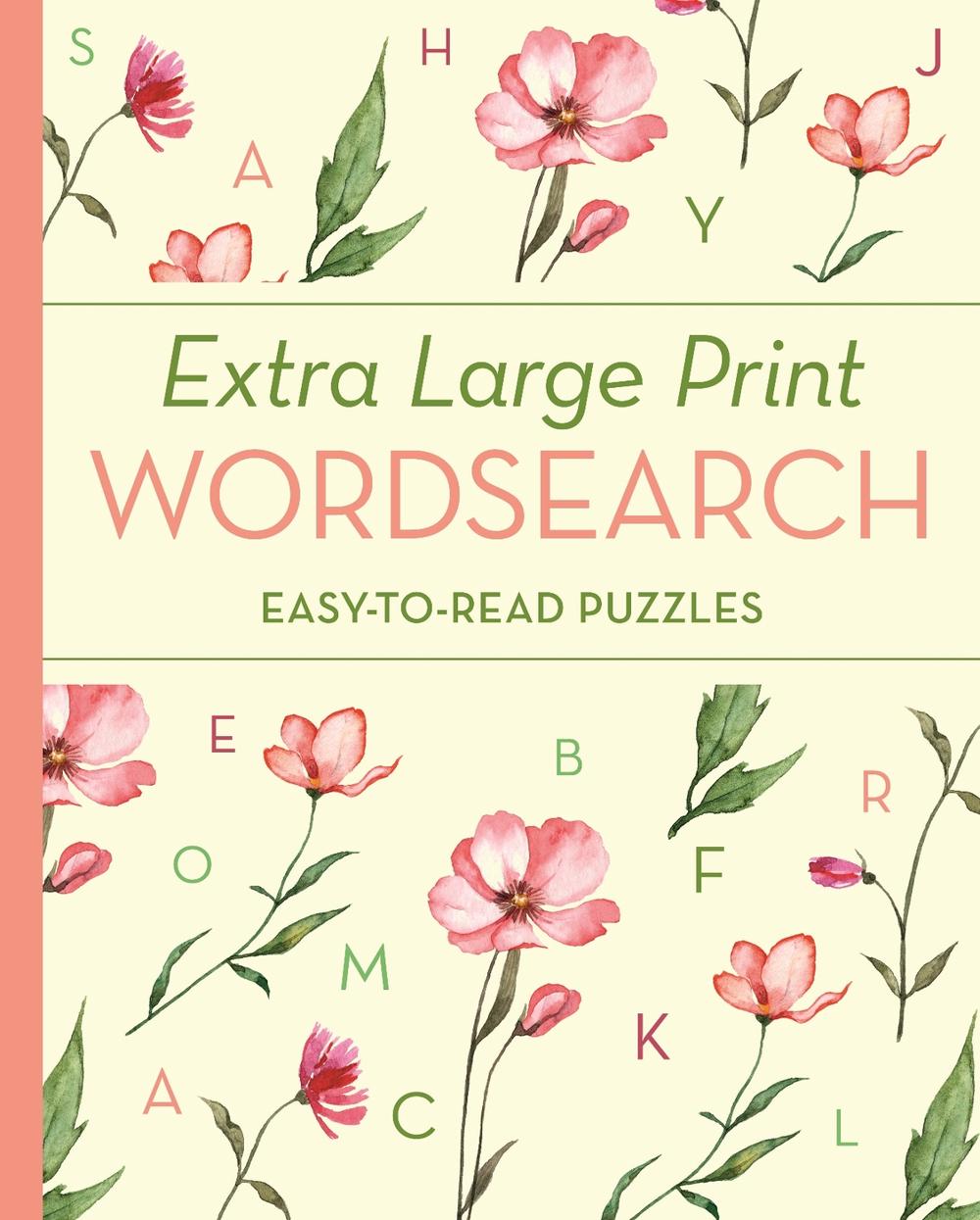 Extra Large Print Wordsearch, 9781398826359