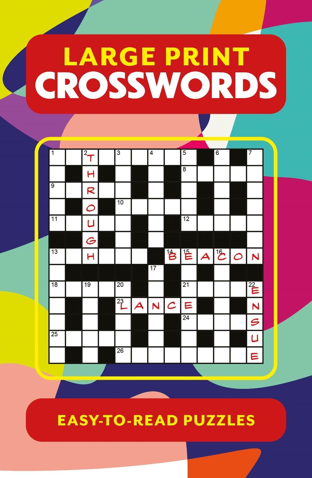 Large Print Crosswords, 9781398852570