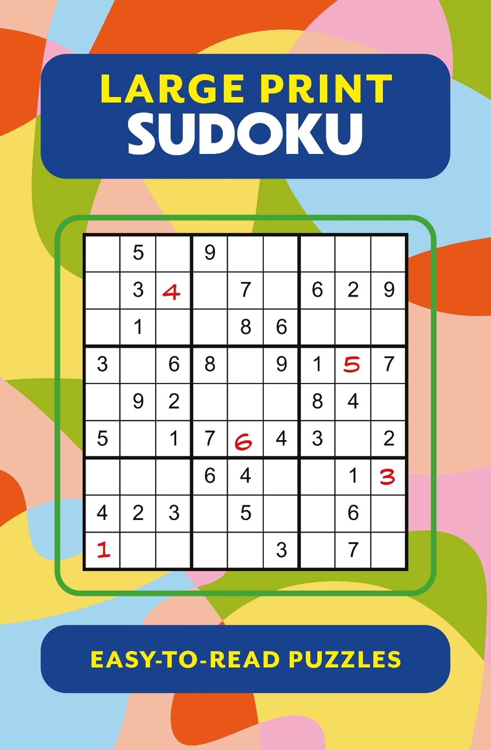Large Print Sudoku, 9781398852587