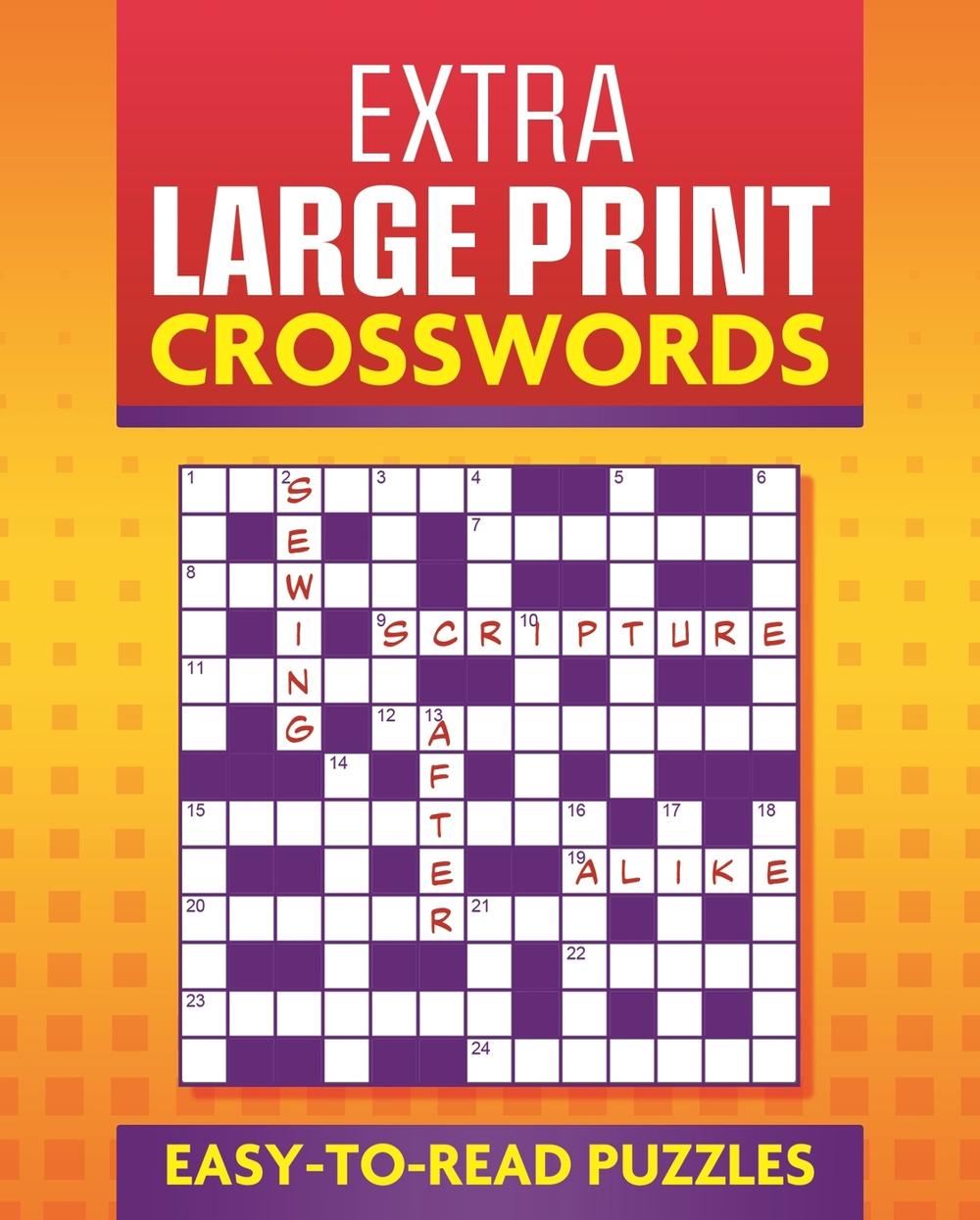 Extra Large Print Crosswords, 9781398853256
