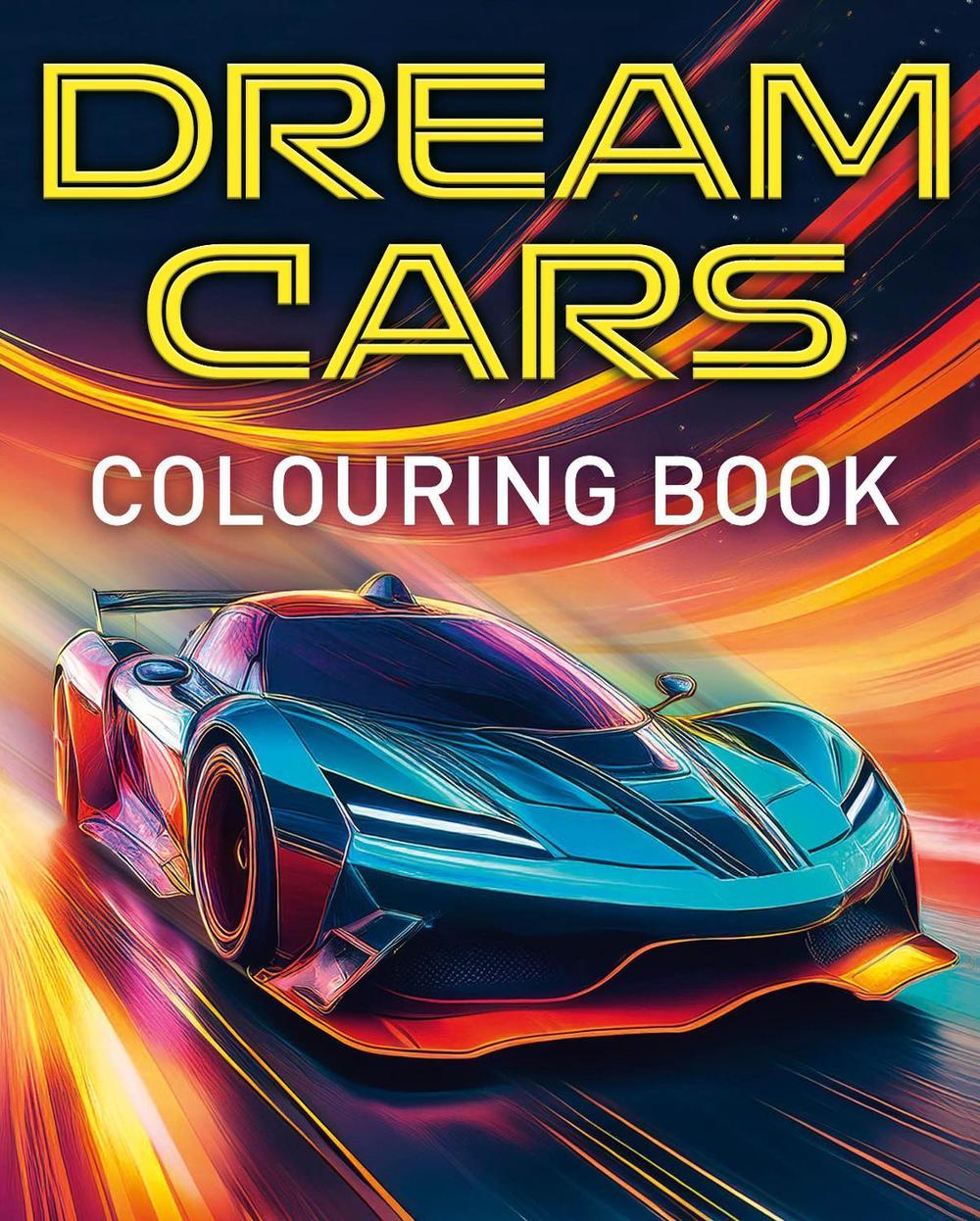Dream Cars Colouring Book, 9781398858862