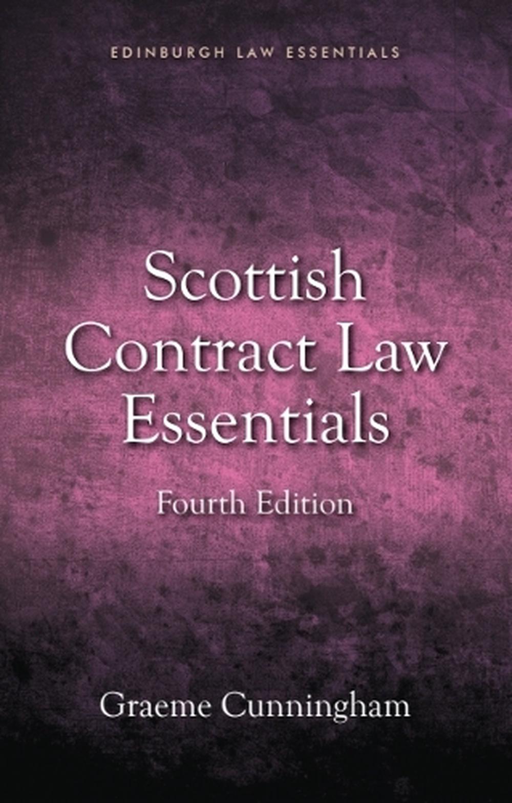 Scottish Contract Law Essentials by Graeme Cunningham - ISBN: 9781399531610