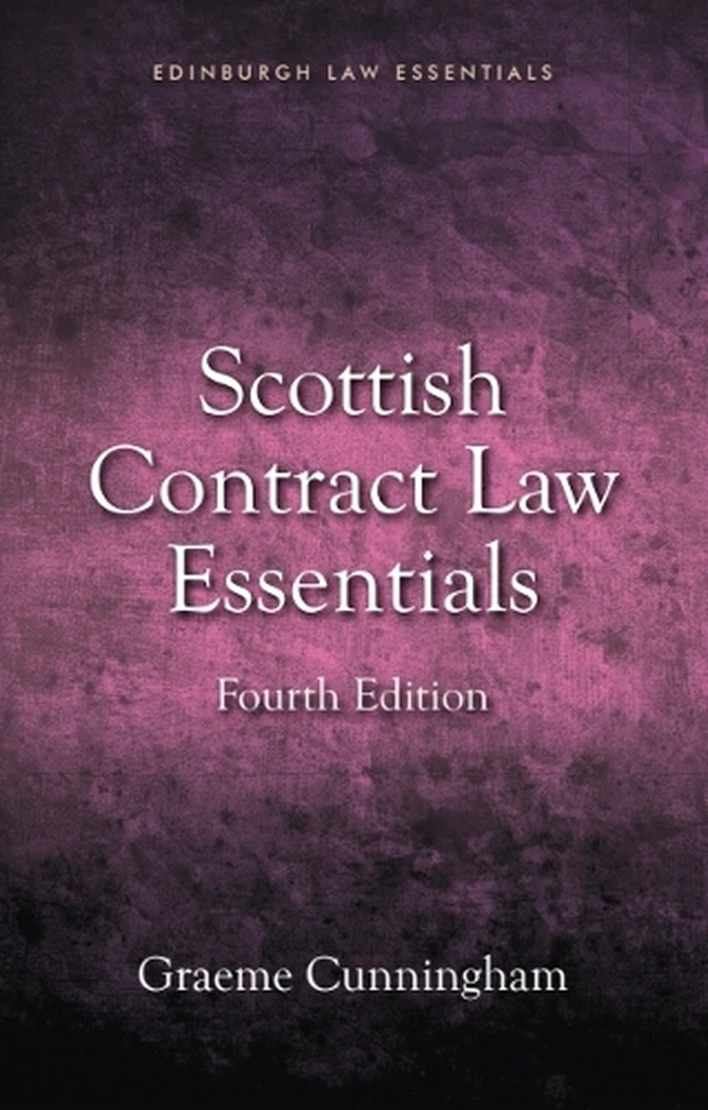 Scottish Contract Law Essentials by Graeme Cunningham - ISBN: 9781399531627