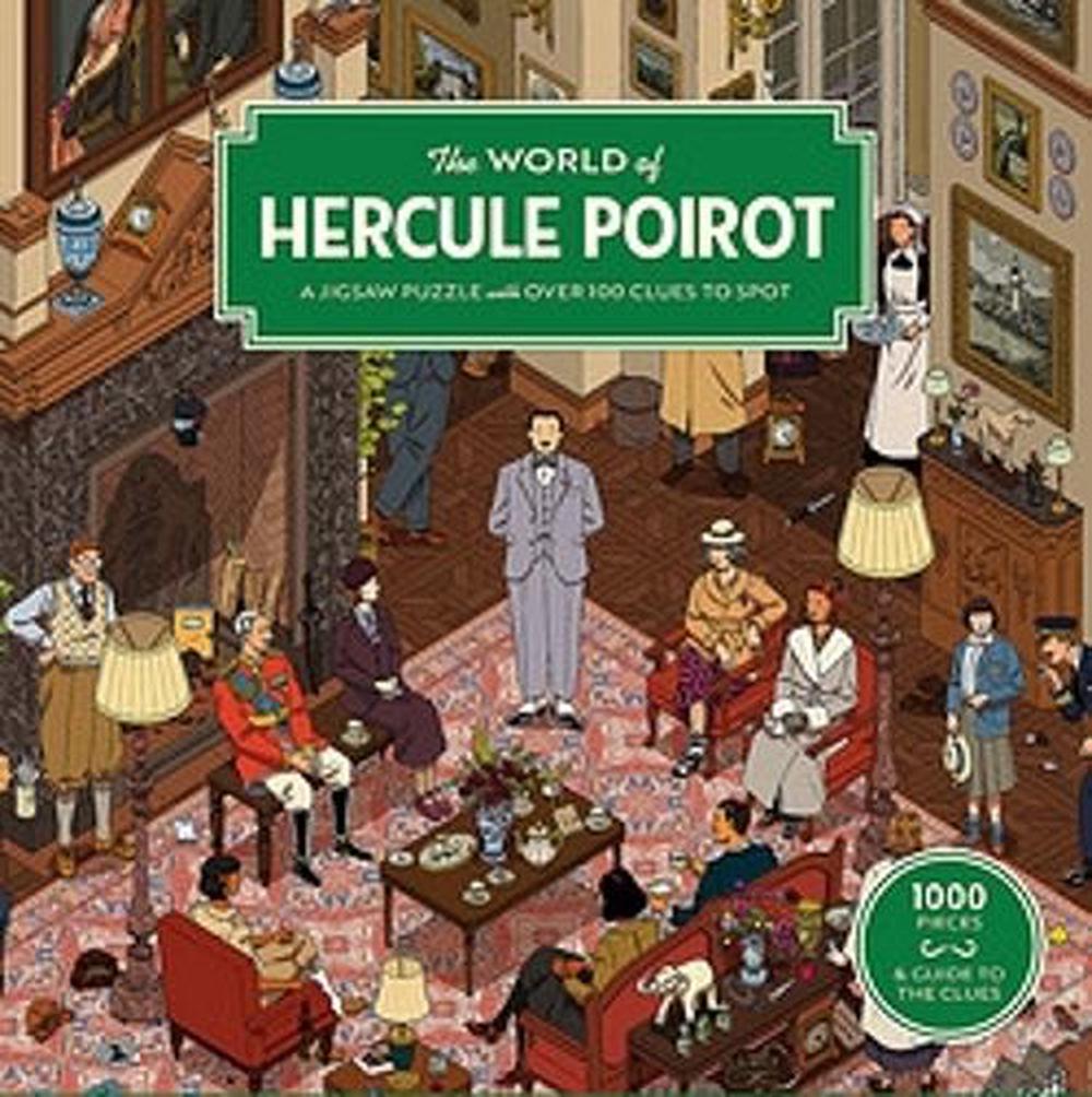 The World of Hercule Poirot, 1000 Piece Jigsaw Puzzle, 9781399608671