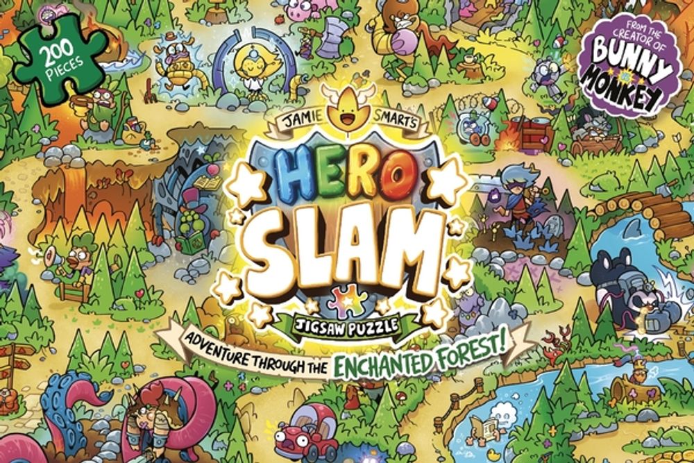 Jamie Smart s Hero Slam Jigsaw Puzzle: 200 pieces by Jamie Smart - ISBN: 9781399629645