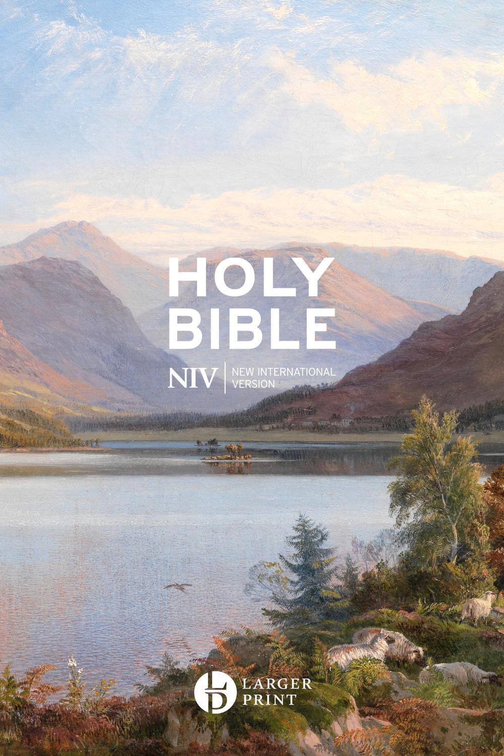 NIV Larger Print Gift Hardback Bible by New International Version - ISBN: 9781399803779