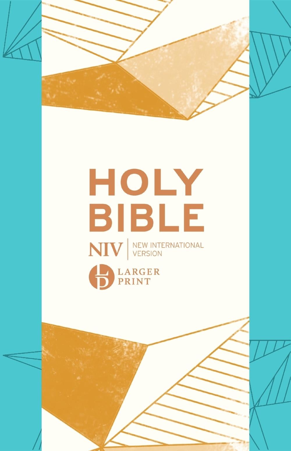 NIV Larger Print Personal Teal Soft-Tone Bible by New International Version - ISBN: 9781399807432