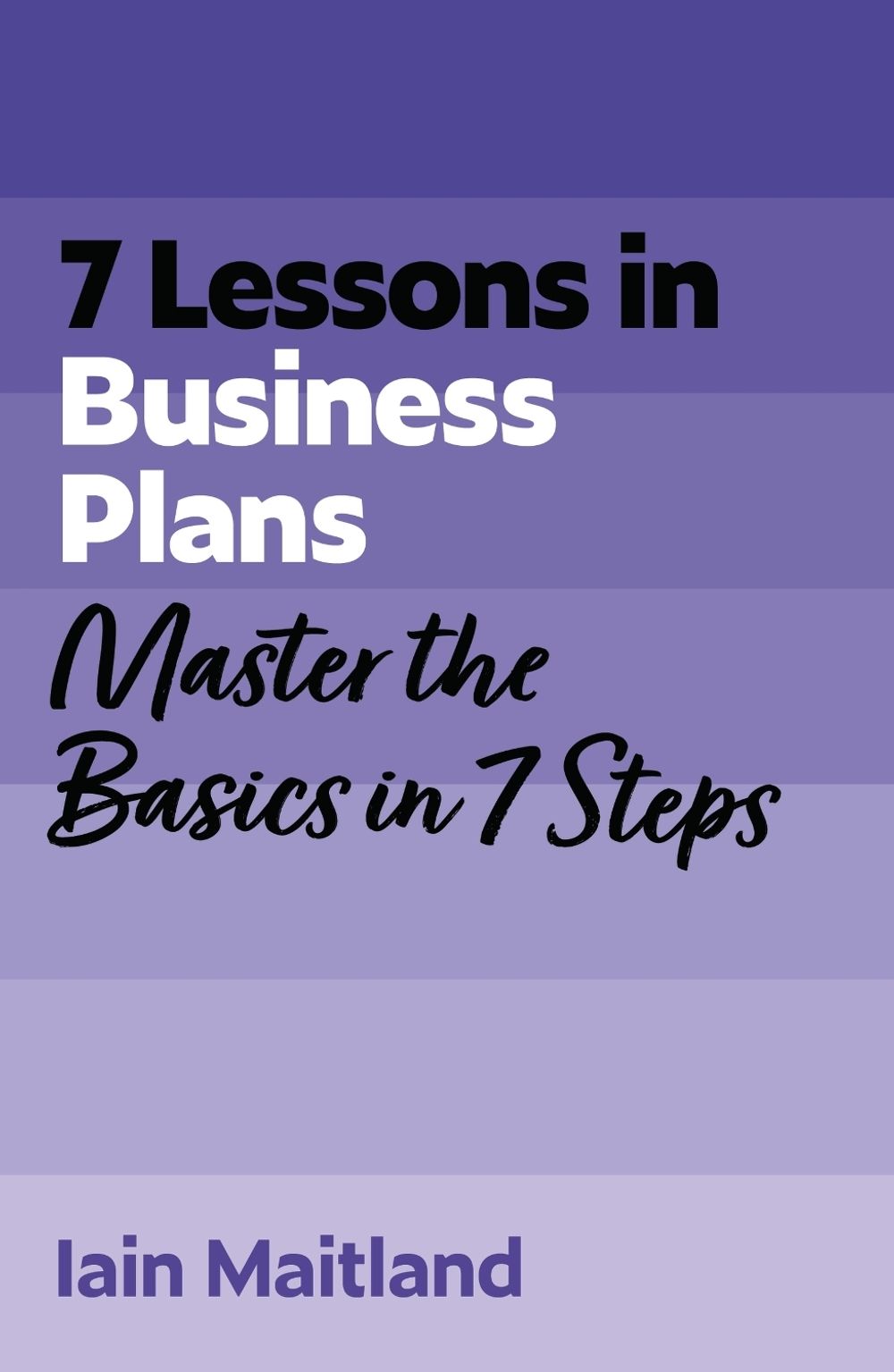 7 Lessons in Business Plans by Iain Maitland - ISBN: 9781399830614