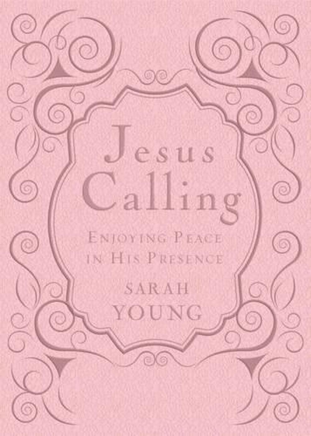 Jesus Calling, Pink Leathersoft, with Scripture References, 9781400320110