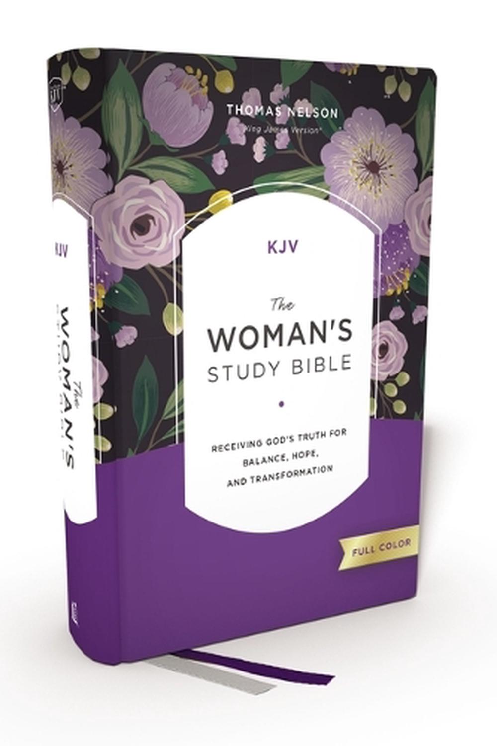 KJV, The Woman's Study Bible, Hardcover, Red Letter, Full-Color Edition, Comfort Print, 9781400332366