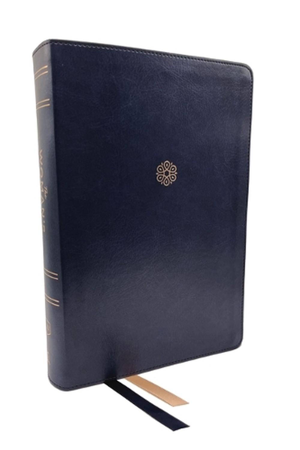 KJV, The Woman's Study Bible, Blue Leathersoft, Red Letter, Full-Color Edition, Comfort Print, 9781400332533