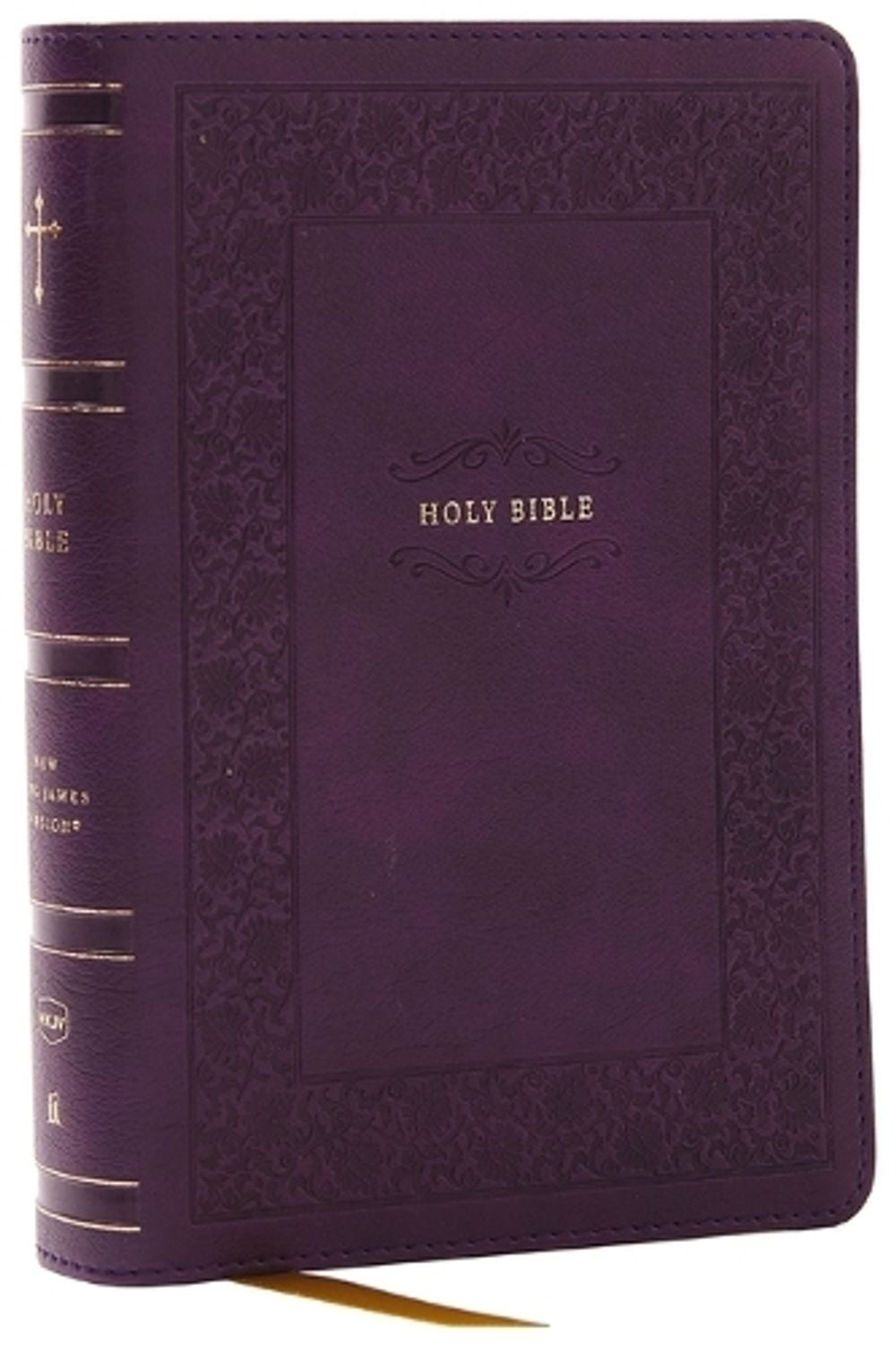 NKJV Compact Paragraph-Style Bible w/ 43,000 Cross References, Purple Leathersoft, Red Letter, Comfort Print: Holy Bible, New King James Version by Thomas Nelson - ISBN: 9781400333370