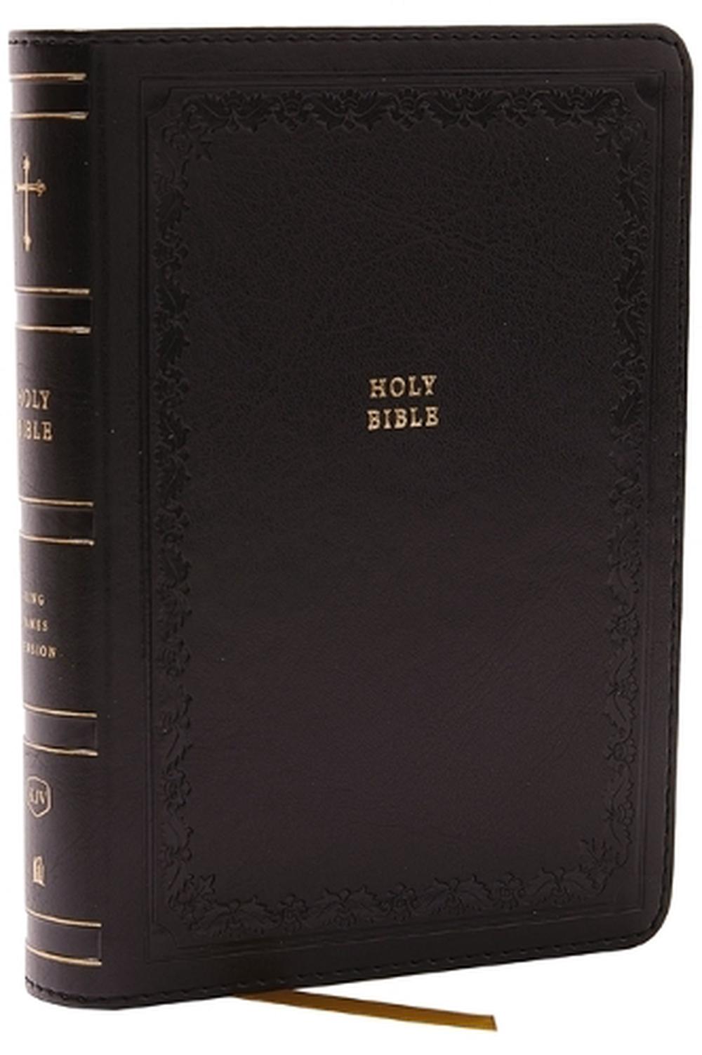 KJV Holy Bible: Compact with 43,000 Cross References, Black Leathersoft, Red Letter, Comfort Print: King James Version, 9781400333455
