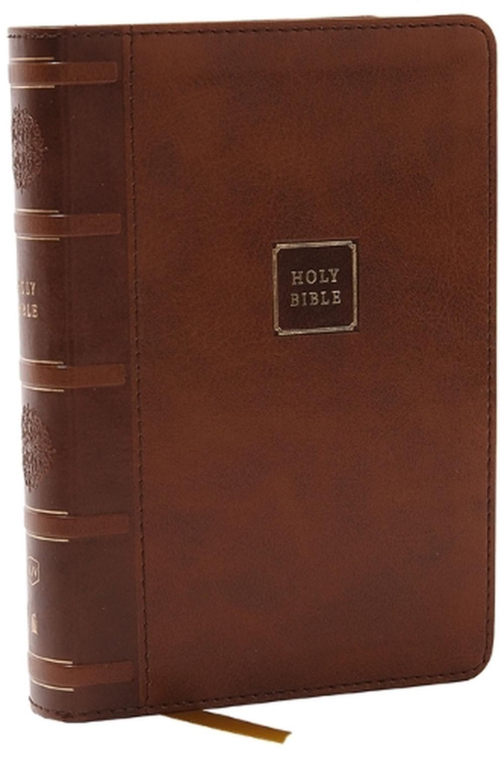KJV Holy Bible: Compact with 43,000 Cross References, Brown Leathersoft, Red Letter, Comfort Print: King James Version, 9781400333462