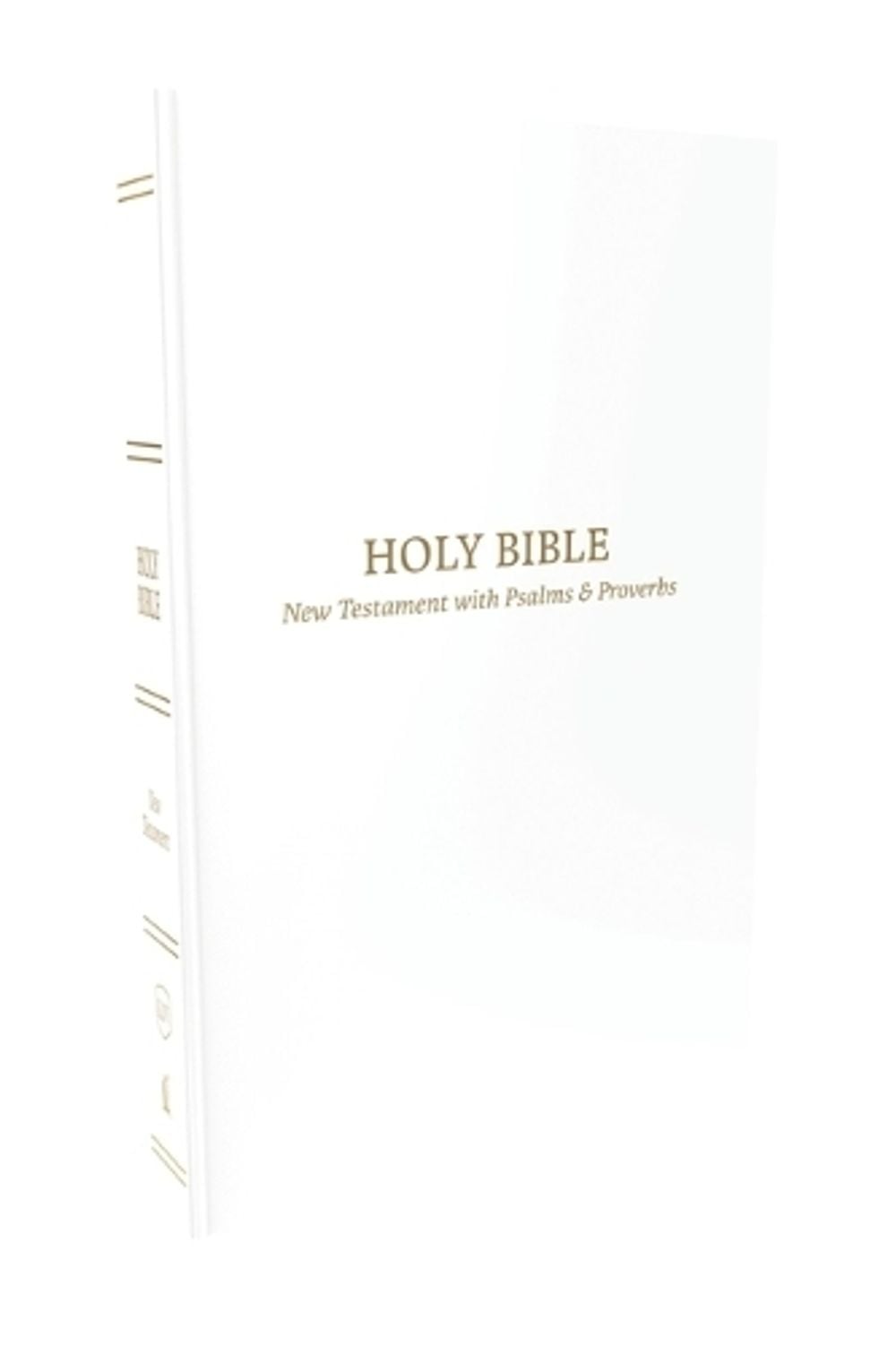 KJV Holy Bible: Pocket New Testament with Psalms and Proverbs, White Softcover, Red Letter, Comfort Print: King James Version by Thomas Nelson - ISBN: 9781400334827