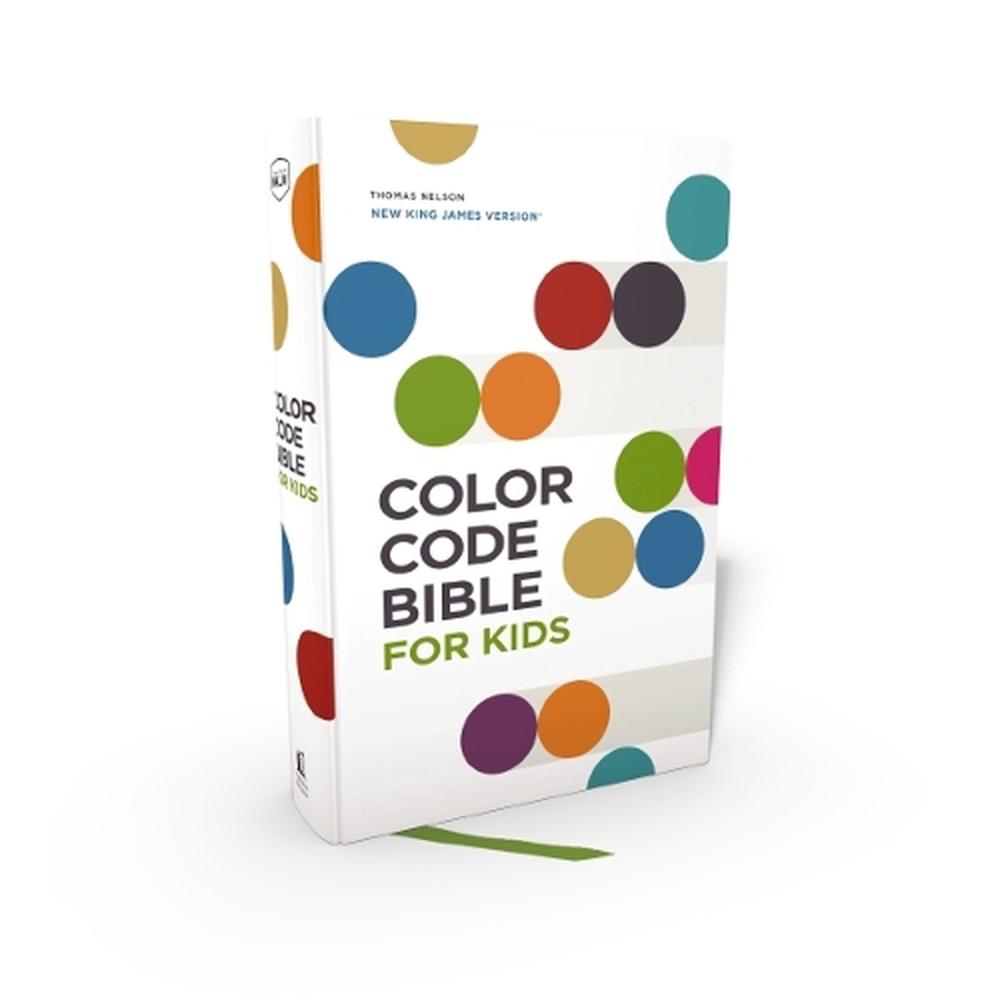 NKJV, Color Code Bible for Kids, Hardcover, Comfort Print, 9781400335992