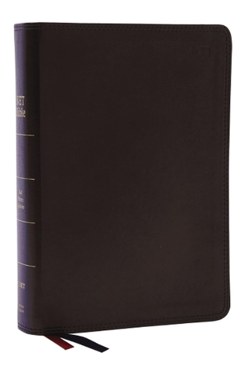 NET Bible, Full Notes Edition (NET, Black Leathersoft, Comfort Print), 9781400337231