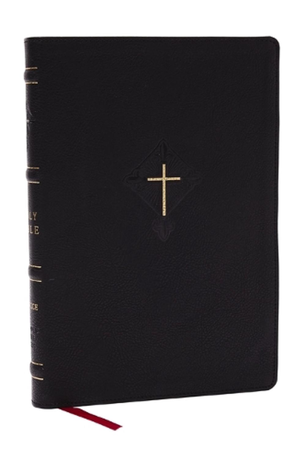 RSV2CE, Thinline Large Print Catholic Bible, Black Leathersoft, Comfort Print, 9781400337552