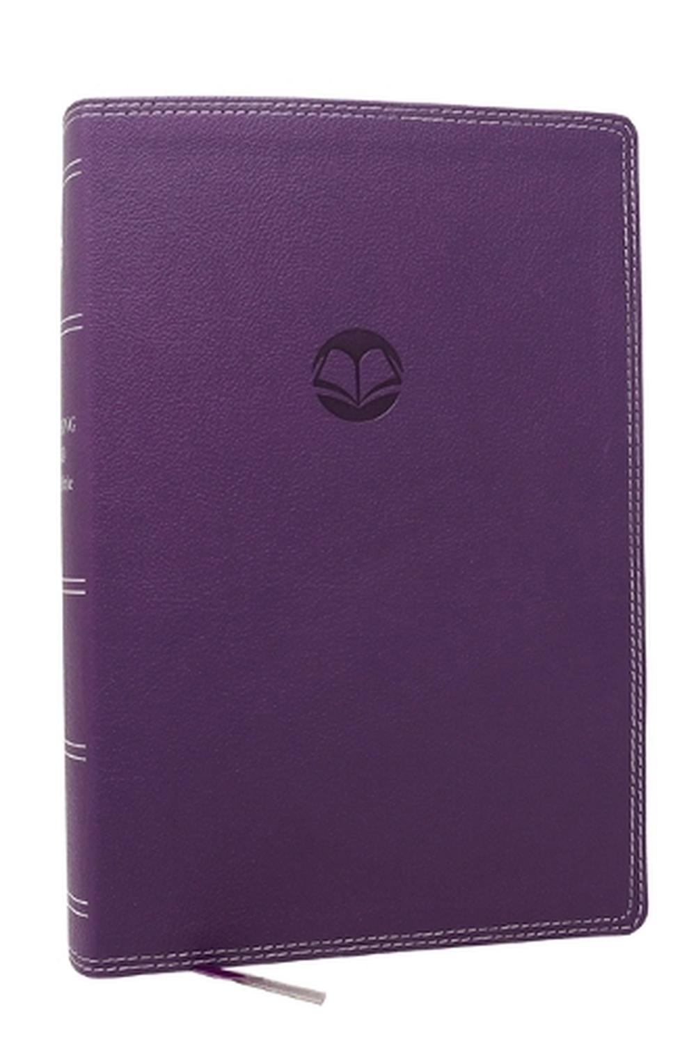 Enduring Word Study Bible: Pastoral Commentary from Every Chapter of the Bible (NKJV, Purple Leathersoft, Red Letter, Comfort Print), 9781400338047