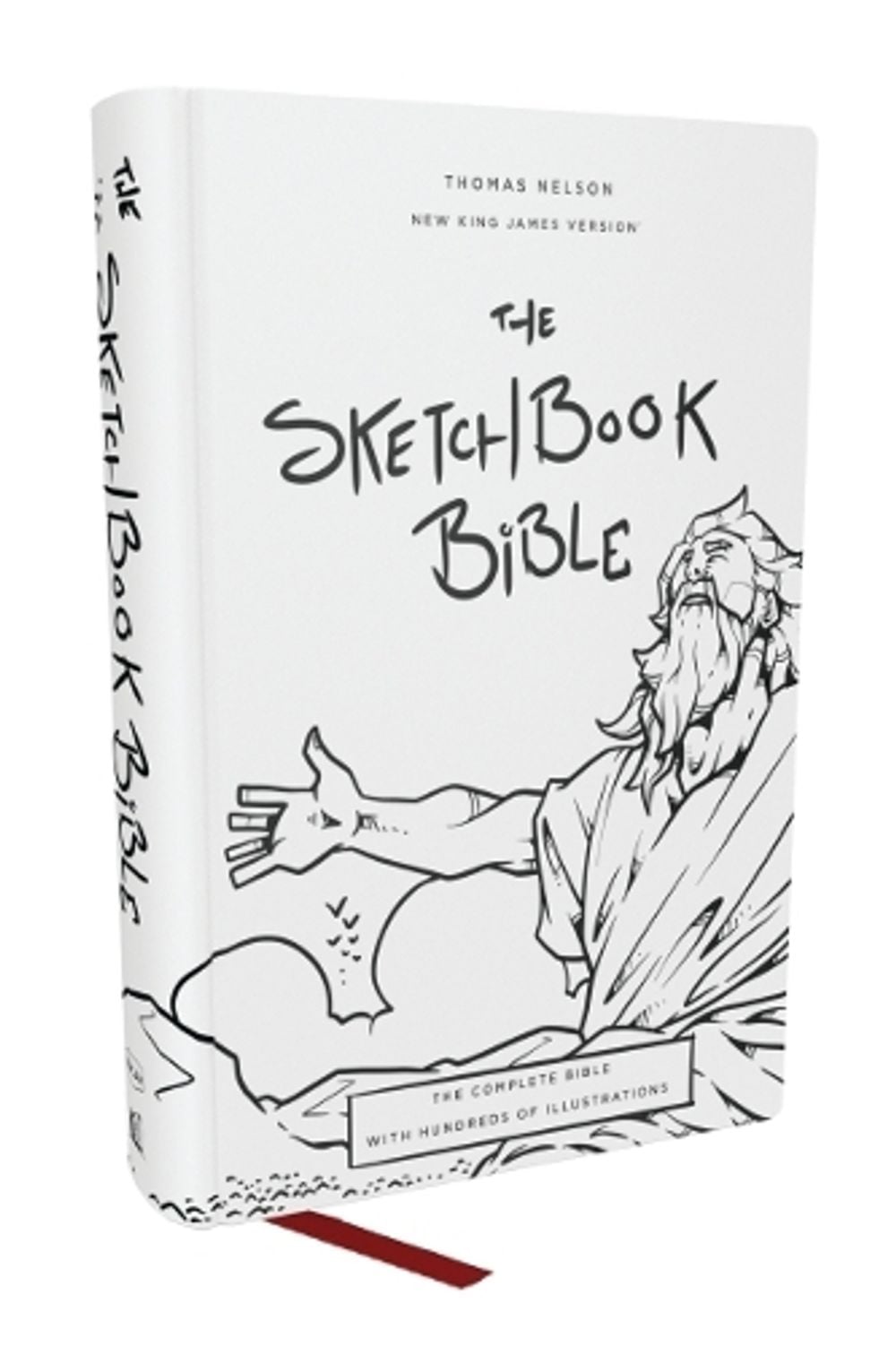 The Sketchbook Bible: The Complete Bible with Hundreds of Illustrations (NKJV, Hardcover, Red Letter, Comfort Print) by Paul Mignard - ISBN: 9781400339471