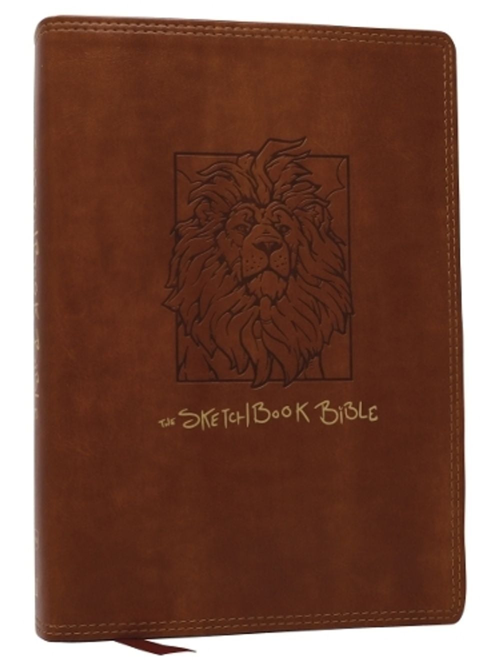 The Sketchbook Bible: The Complete Bible with Hundreds of Illustrations (NKJV, Brown Leathersoft, Red Letter, Comfort Print) by Paul Mignard - ISBN: 9781400339488