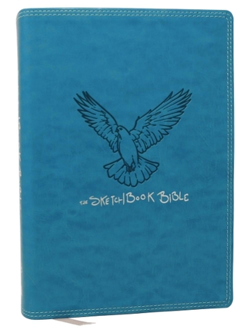 The Sketchbook Bible: The Complete Bible with Hundreds of Illustrations (NKJV, Teal Leathersoft, Red Letter, Comfort Print) by Paul Mignard - ISBN: 9781400339495