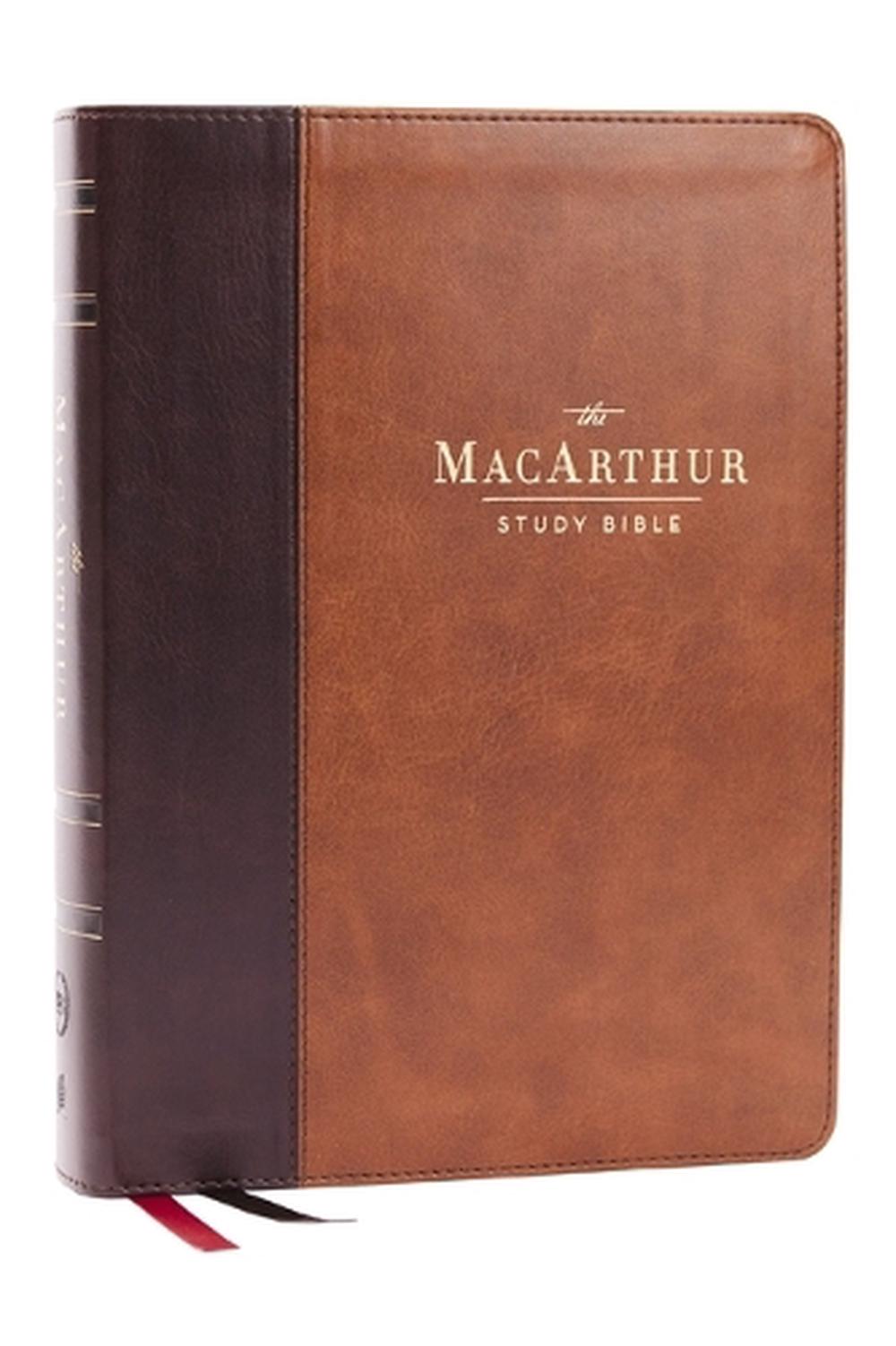 LSB MacArthur Study Bible 2nd Edition: Unleashing God's Truth One Verse at a Time (Brown Leathersoft, Comfort Print, Thumb Indexed), 9781400339747