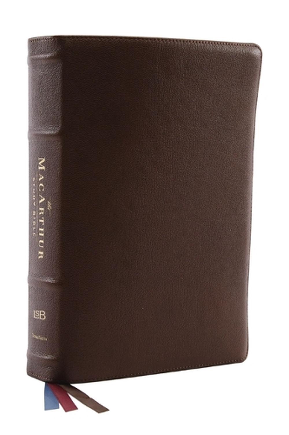 LSB MacArthur Study Bible 2nd Edition: Unleashing God's Truth One Verse at a Time (Brown Premium Goatskin Leather, Comfort Print), 9781400339778