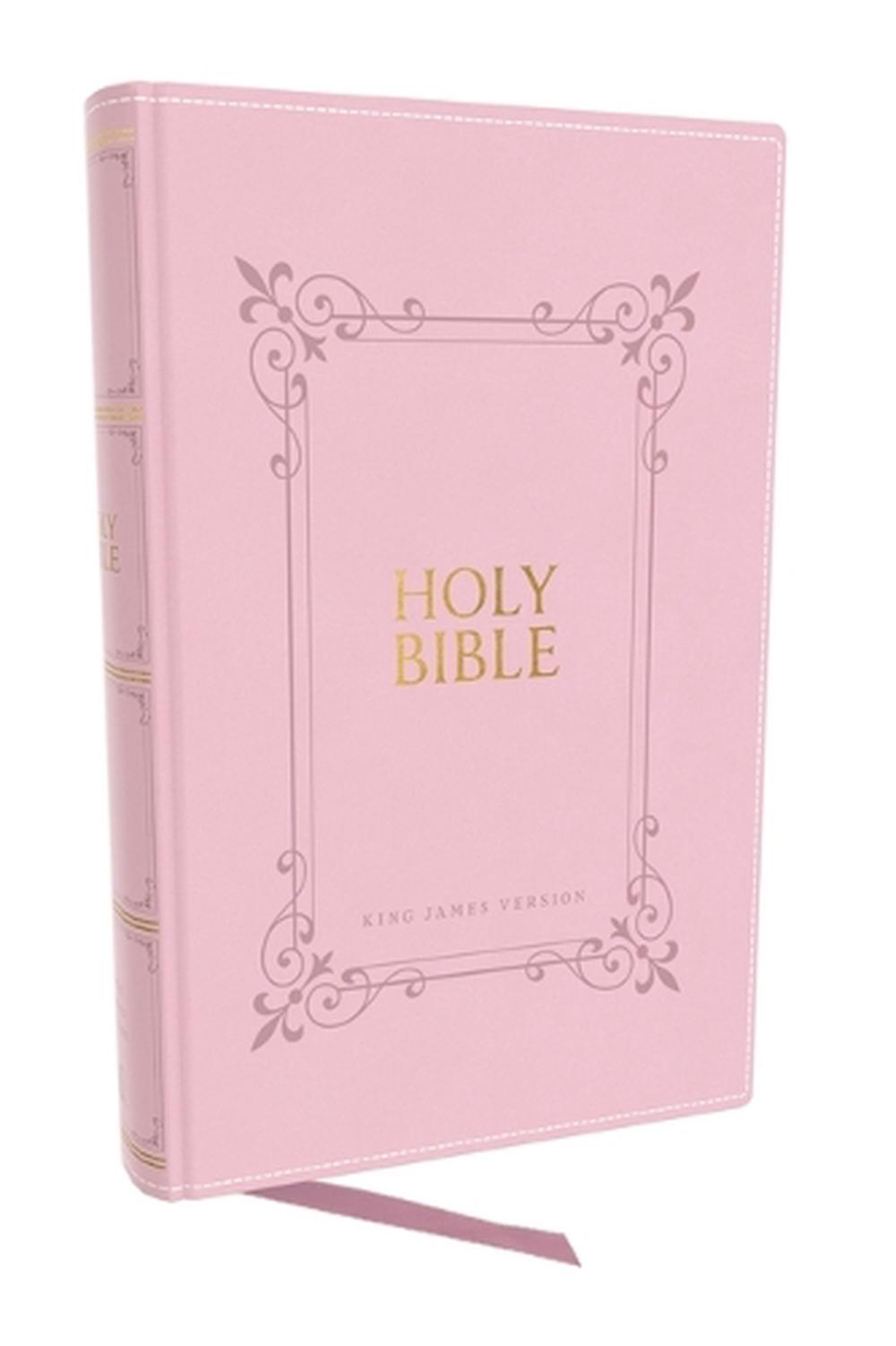 KJV Holy Bible: Large Print with 53,000 Center-Column Cross References, Pink Leathersoft, Red Letter, Comfort Print (Thumb Indexed): King James Version, 9781400341894