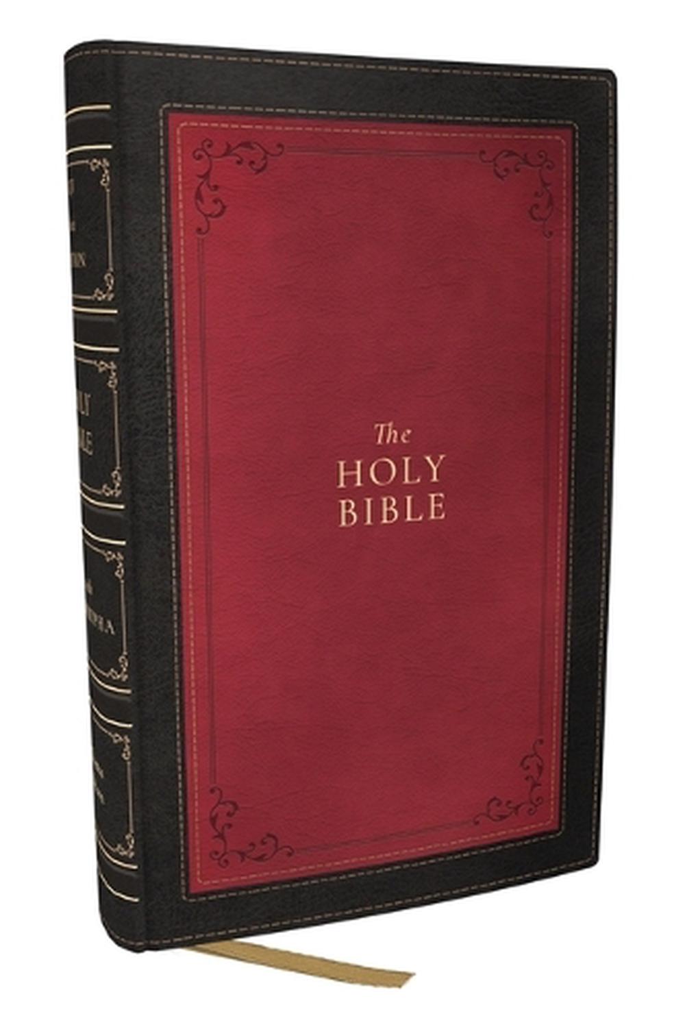 1611 KJV with Apocrypha, Black Leathersoft, 9781400349432